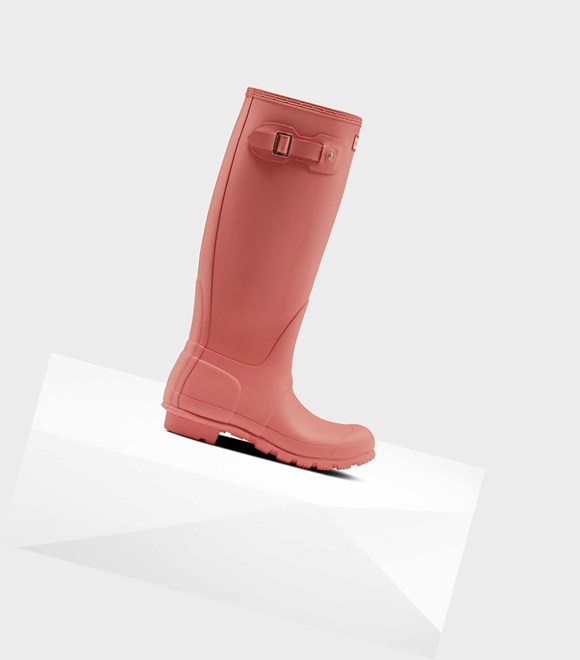 Hunter Original Wellington Hohe Stiefel Damen Rosa | FWKPEZ456