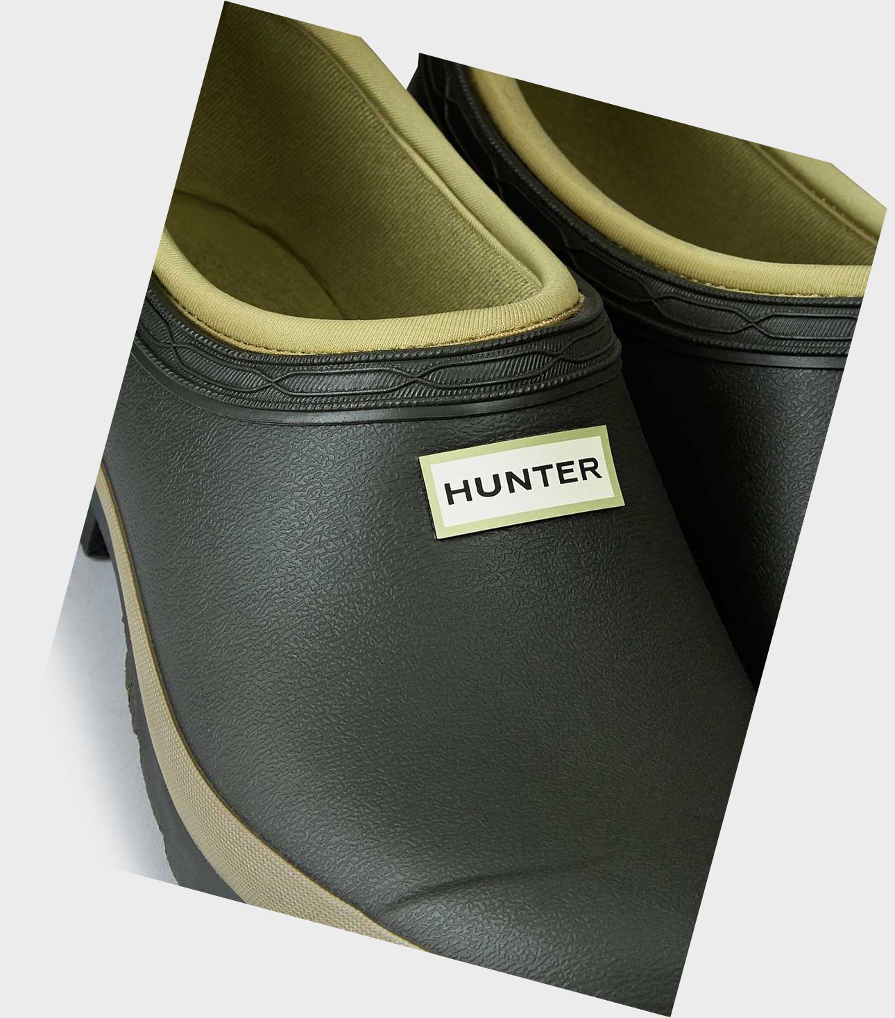 Hunter Gardener Technical Clogs Damen Grün | AEJGLD357