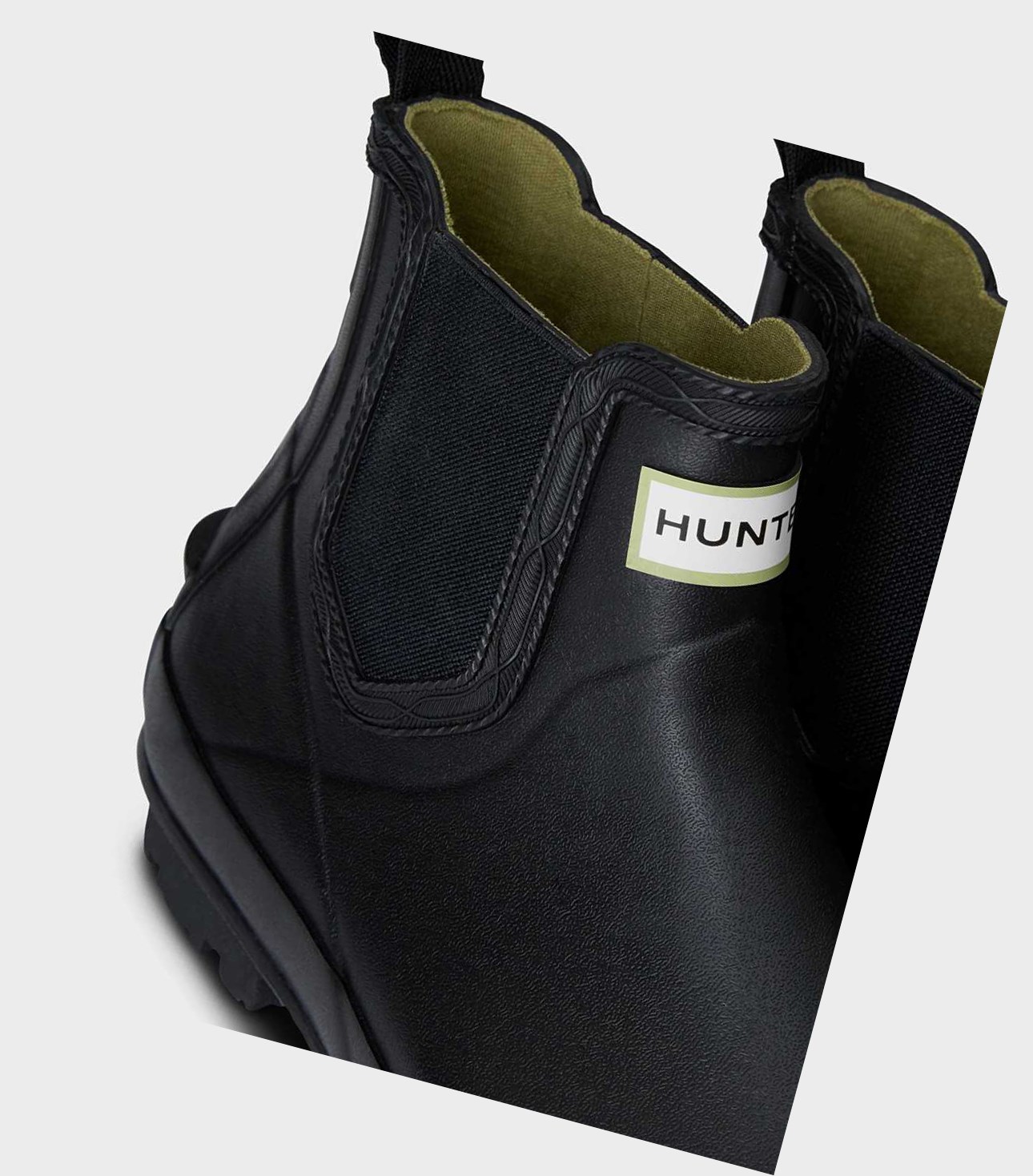 Hunter Norris Technical Chelsea Boots Damen Schwarz | KLJTEQ507