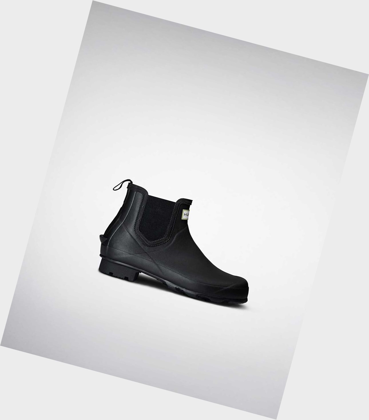 Hunter Norris Technical Chelsea Boots Damen Schwarz | KLJTEQ507