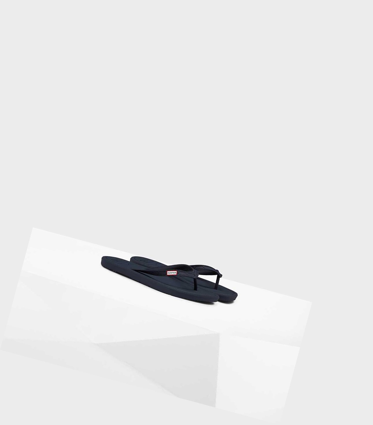 Hunter Original Flip Flops Damen Navy | OFEUAK852