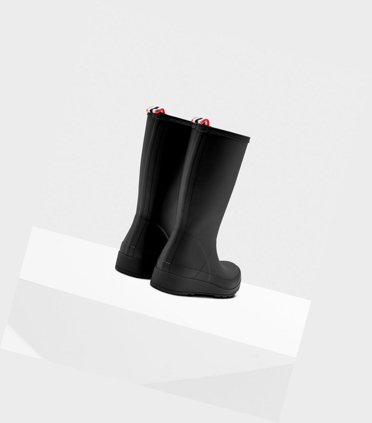Hunter Original Hohe Rain Play-Stiefel Damen Schwarz | UMLDHZ270