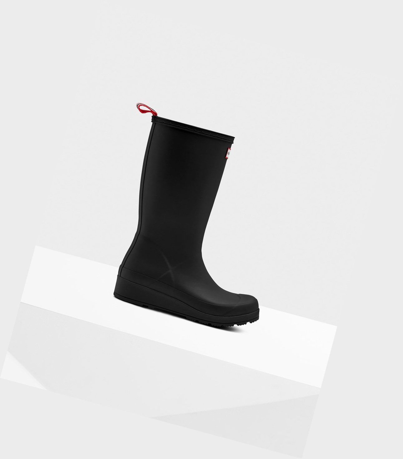 Hunter Original Hohe Rain Play-Stiefel Damen Schwarz | UMLDHZ270