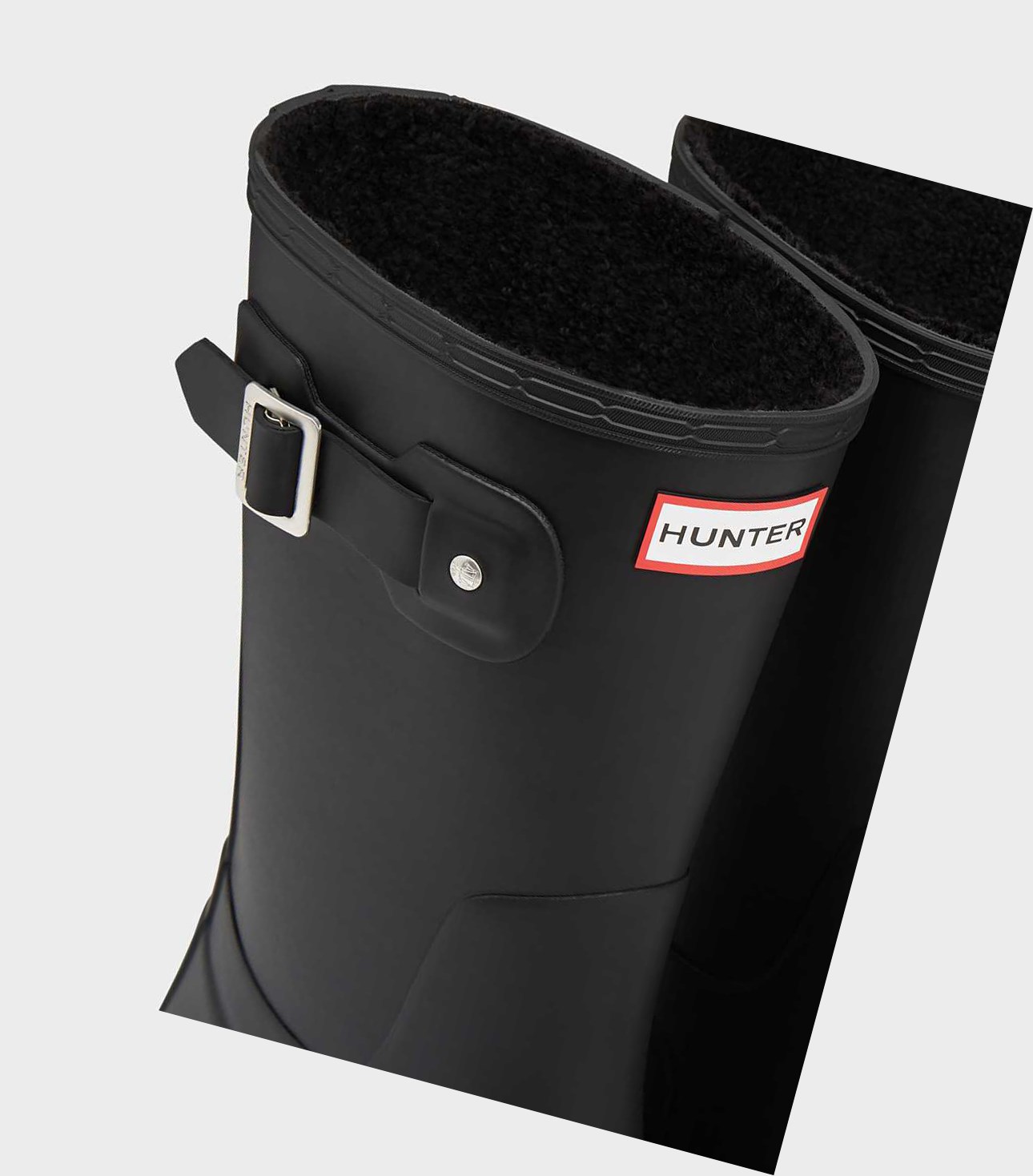 Hunter Original Kurzes Insulated Winterstiefel Herren Schwarz | UGECIR476