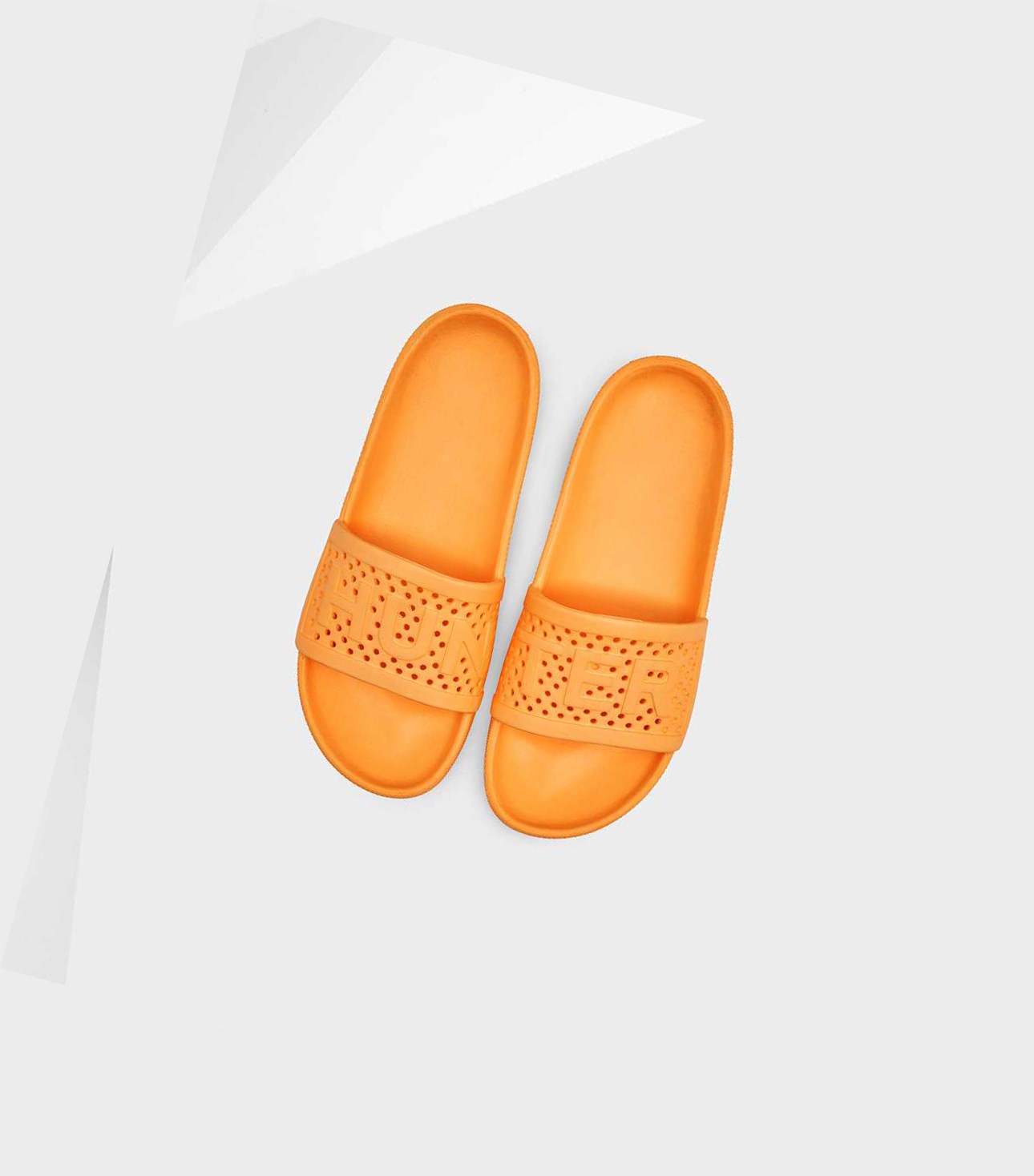 Hunter Original Laufschuhe Moulded Badelatschen Damen Orange | HUEXCW348