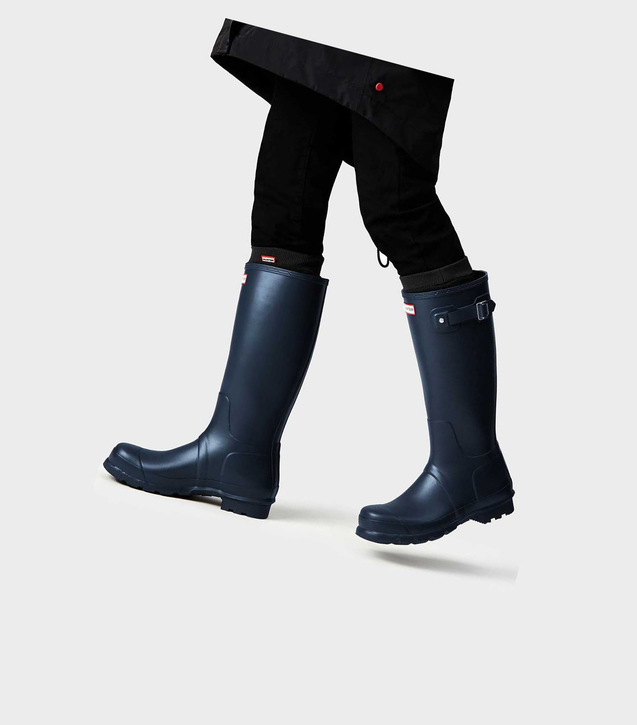 Hunter Original Wellington Hohe Stiefel Herren Navy | JUROVE597