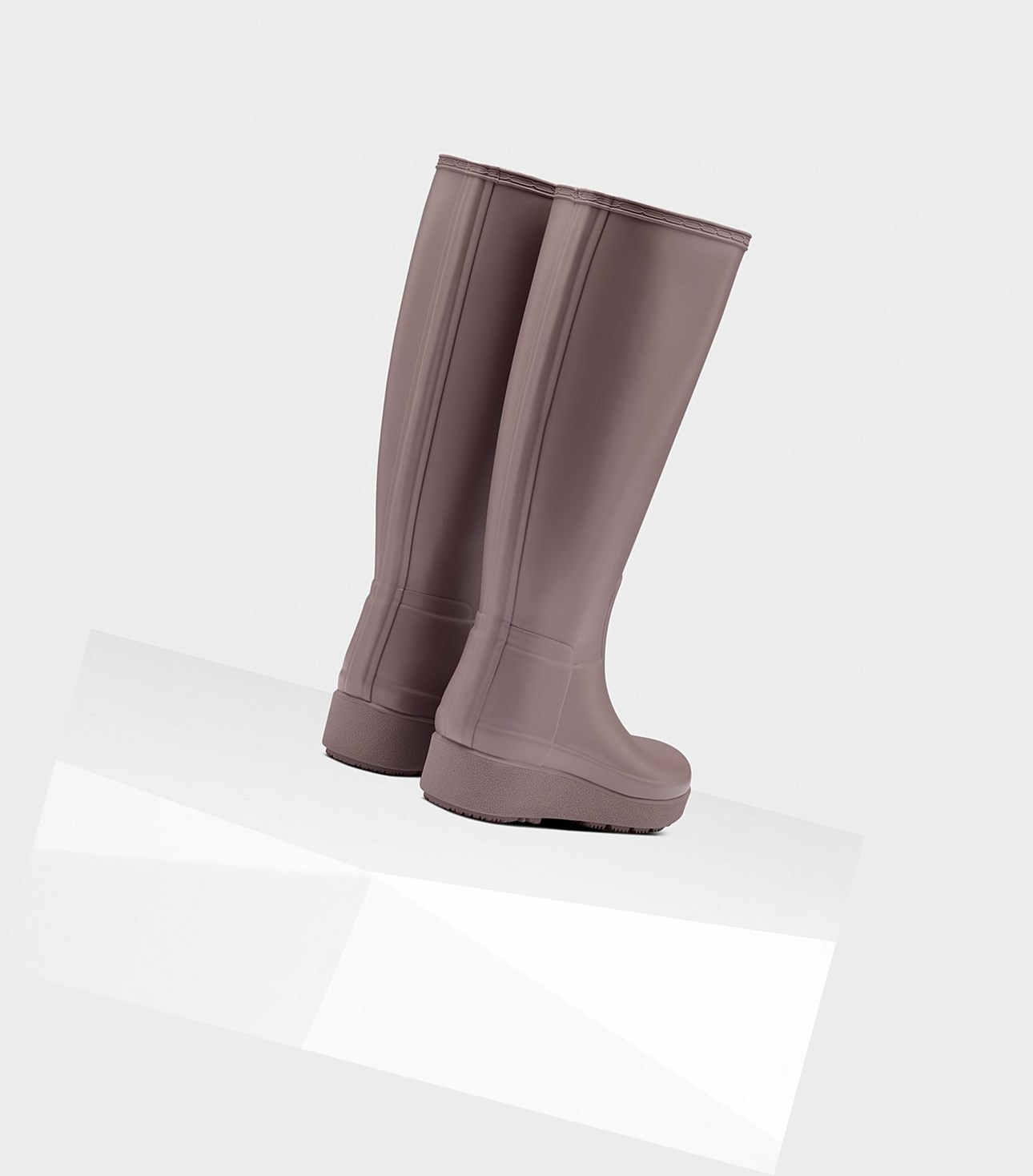 Hunter Refined Slim Fit Hohe Hohe Stiefel Damen Lila | XZVMAD094