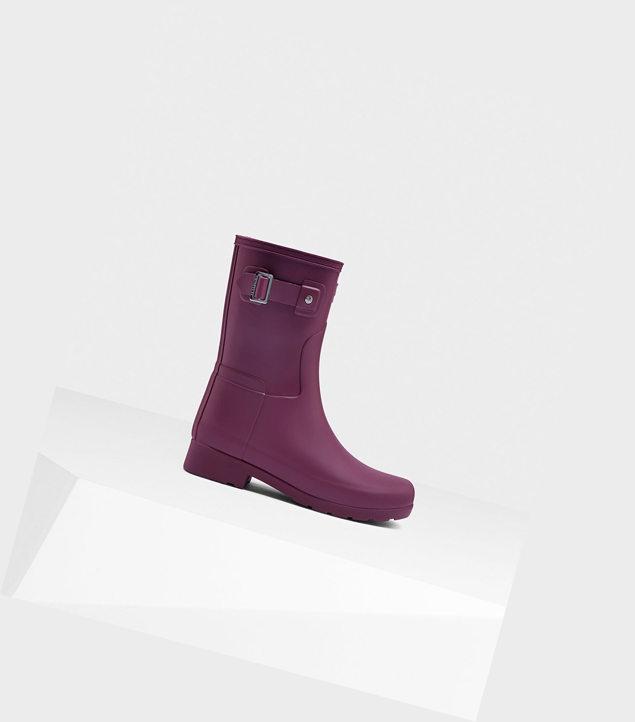 Hunter Refined Slim Fit Kurze Stiefel Damen Lila | UGHCNI245